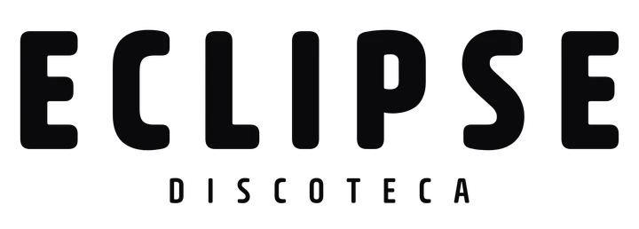 Logo Eclipse, nombre y descriptor, una tinta negra